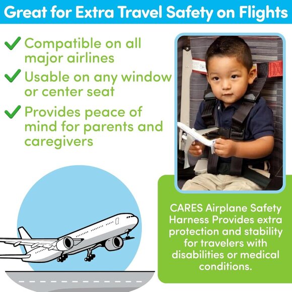 CARES Kids Fly Safe Safety Travel Harness, Brand New - Picture 5 of 7